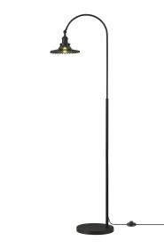 Walter-Satin Black Floor Lamps Deco Shaded Floor Lamps